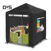 Outdoor Kids Playhouse Cover with Zippers Window Waterproof UV-Resistant Simple Installation Playhouse Protector Cover