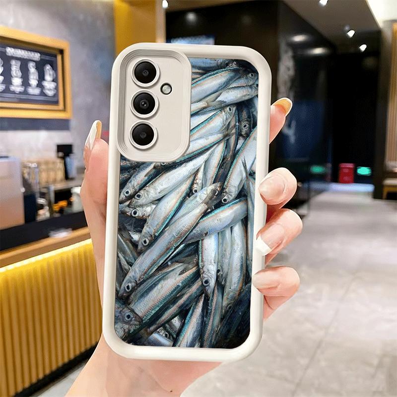 Phone Case for Samsung Galaxy S26 S25 Ultra S24 FE Discounted Salted Fish Shell S23 Plus S22 + S21 S20 5G Soft Silicone Funda