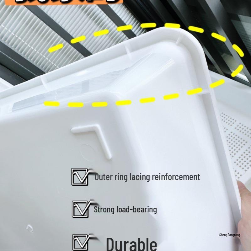 Upgraded XL Double-Layer Cat Litter Box with Turtle Design & Isolation Basin