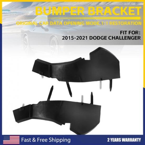 2X Bumper Support Front Drive& Bracket For Passenger Challenger Dodge 2015-