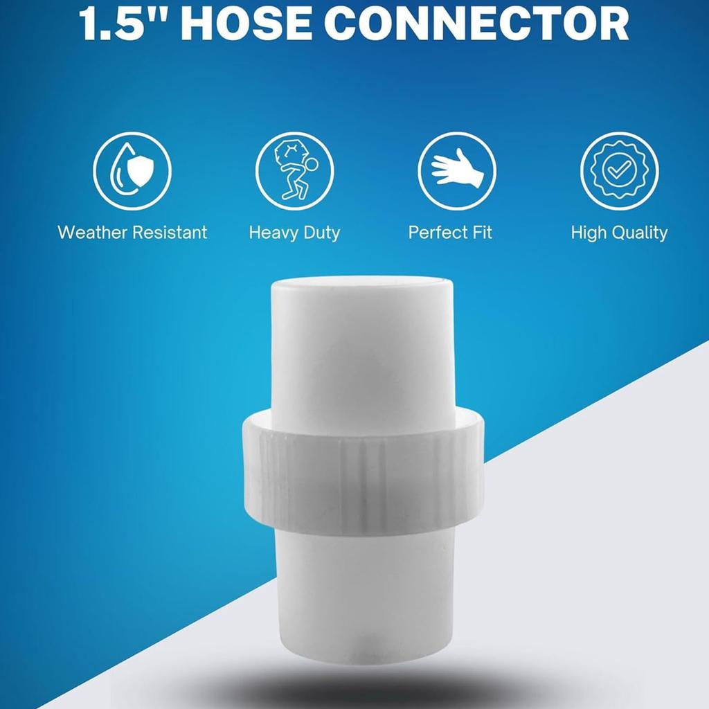 Multifuntional Pool Vacuum Hose Adapter Pool Hose Connector Plastic Texture Suitable for Plastic Pool Equipment