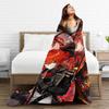 Genshin Impact Diluc Game  Flannel Blankets  Soft Throw Blanket for Outdoor Picnic Novelty Bedspread Sofa Bed Cover
