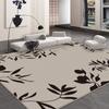 Modern Luxury Living Room Carpet - Full Coverage Stain Resistant Easy Clean Sofa Coffee Table Mat Anti-Slip Bedroom Floor Decor