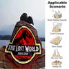 Jurassic Park Neon Sign Blanket Soft Throw Blanket For Home Bedroom Bed Sofa Travel Office Solid Christmas Blanket