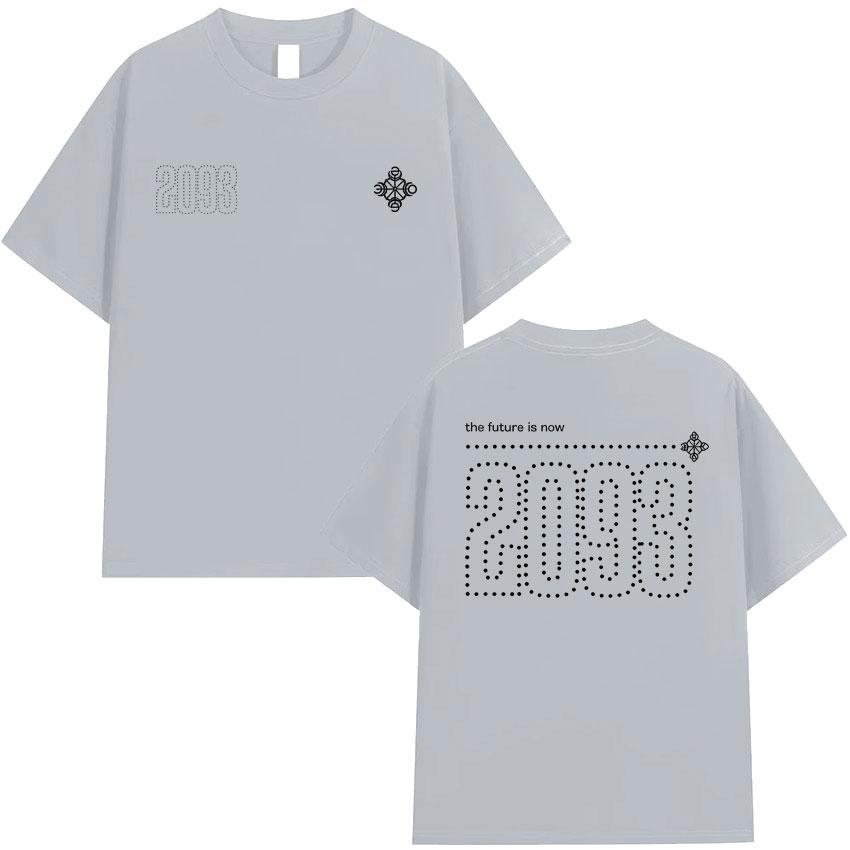 Rapper Yeat 2093 Grafisch Crewneck Print T-shirt Heren Hoge Kwaliteit Katoen Korte Mouwen Zomer Casual Oversized Comfortabel Y2K T-shirts