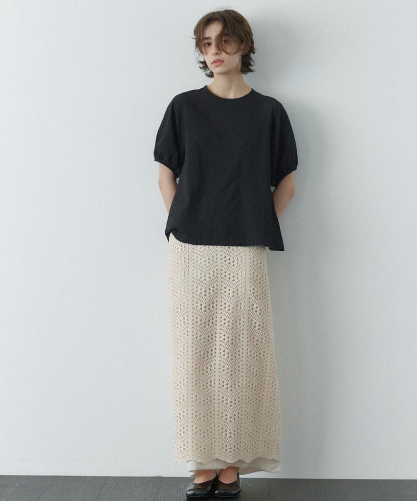 Okuka Voluminous Puff Blouse - Black