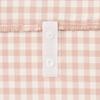 MUJI Recycled Polyester Duvet 170 x 210 Pink 84738555 Quick-Drying Cover, SD, cm, Check,