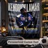Personalized Wall Tapestry,Kendrick Lamar Custom Printed Name, Fabric Wall Art For Indoor Room Backdrop