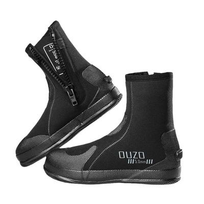 MORGEN SKY Diving Boots, 5mm, Neoprene High-Top, Non-Slip, Thick Sole, Warm and Cold-Resistant, Amphibious, Unisex, for Fishing, BX5029 (Size 25.5cm)