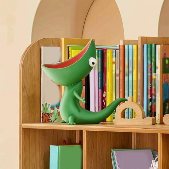 Echse Seifenschale Niedliche Arbeitsplatten-Seifenschale mit Abflussloch für Waschbecken im Badezimmer Lustige Cartoon-Echse Organizer-Schale für Schlüssel Schmuck Süßigkeiten