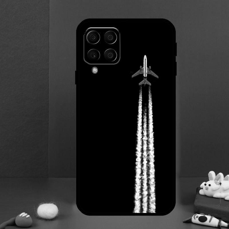 Aircraft Airplane Fly Travel For Samsung Galaxy M15 M55 M33 M13 M23 M53 M31 M51 M14 M34 M54 M20 M30s M52 M32 Phone Case