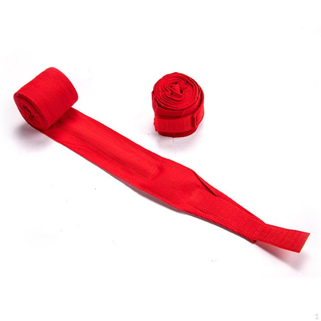 2 Boxing Pieces Hand Wraps Breathable Cotton Protection