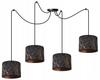 Ceiling Hanging Lamp, Spider Pattern Lampshade, Copper