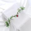 Flower Crown Cosplay Fairy Headband for Girls Adjustable Ethnic Style Hair Hoop Wedding Party Bride Hair Accessories