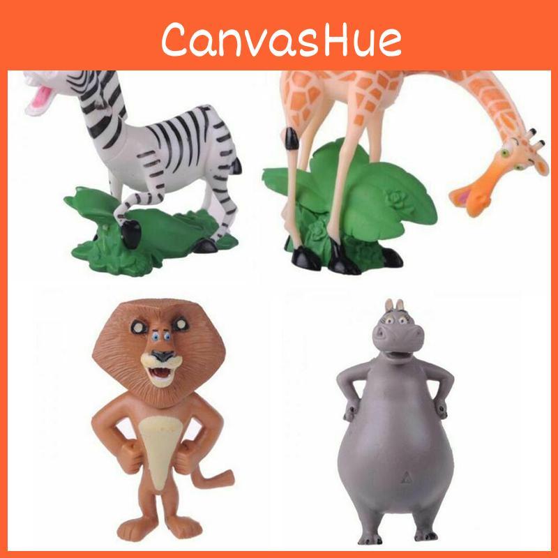 Bring The Madagascar Movie Characters To Life With 4pcs Action Figures Perfect Gift For Kids