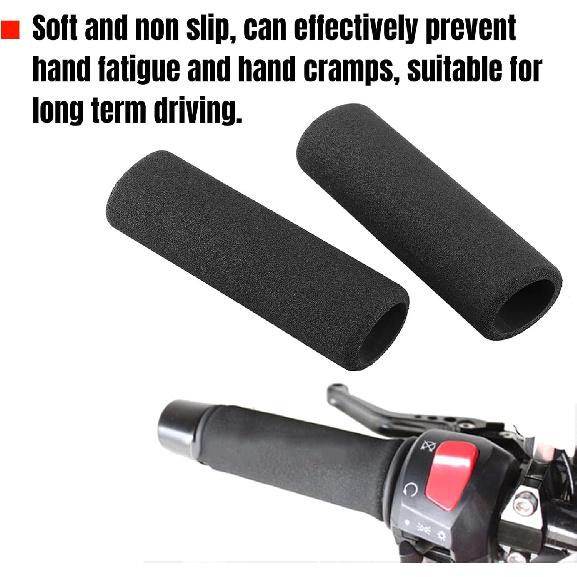 Motorcycle Handlebar Grips, Foam Handlebar Cover Anti Slip Bar Grip Sleeve R1100GS R1150GS R1200GS Soft Shock Absorbing Foam Material Reduce Hand