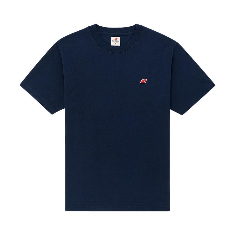 

Футболка New Balance MADE In USA Core, топы унисекс, натуральный индиго, синяя MT21543NGO