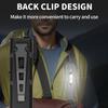 Mini Ultrathin LED Magnetic Warning Camping Flashlight Working Light Multifunctional Keychain Light Rechargeable Flashlight Outdoor