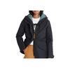 Timberland Solid Color Hooded Zip Three-In-One Jacket Women jackets Black A63TN-001