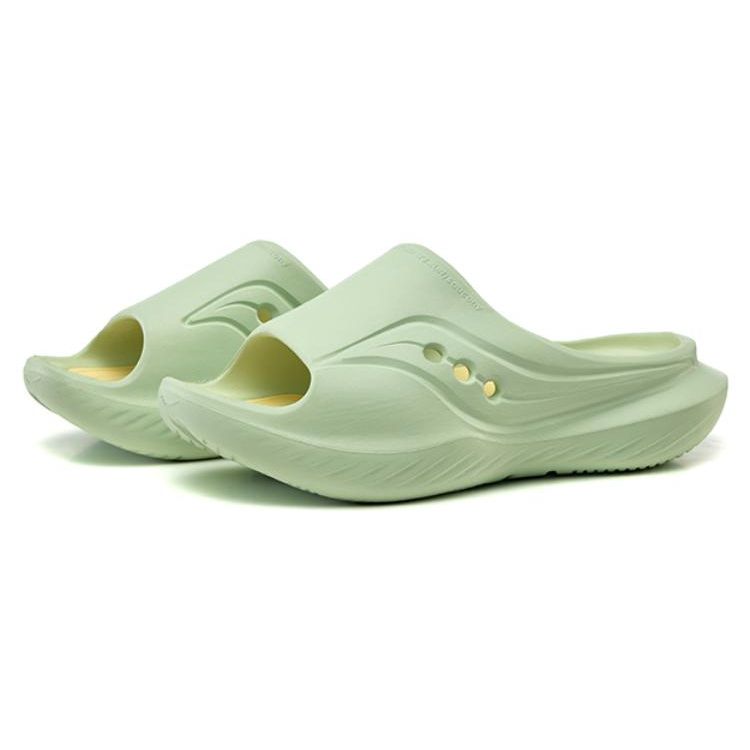 Saucony Cradle Lightweight Comfortable Non-Slip Durable Slide Sandals Unisex Sandals Green S28901-5