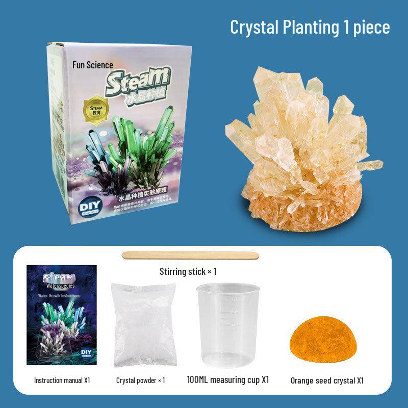 Children's Crystal Growing Science Kit: STEAM Educational Toy for Primary Students