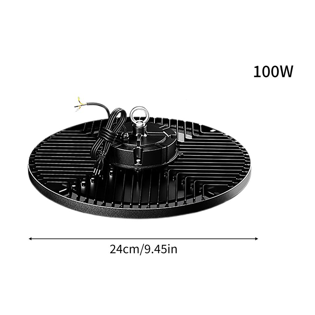 100w LED High Bay Light 6000 6500K Commercial Bay Lighting for Garage Barn Workshop Warehouse Residential