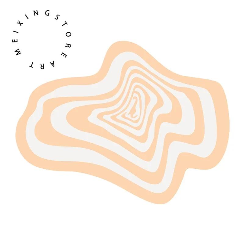 Creative Irregular Rug Living Room Carpet Black White Geometry Home Decoration Floor Mat Bedroom Area Rugs Entrance Doormat