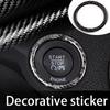 Engine Start Push Button Cover Trim Carbon Fiber Fits Dodge Challenger 2015-2020