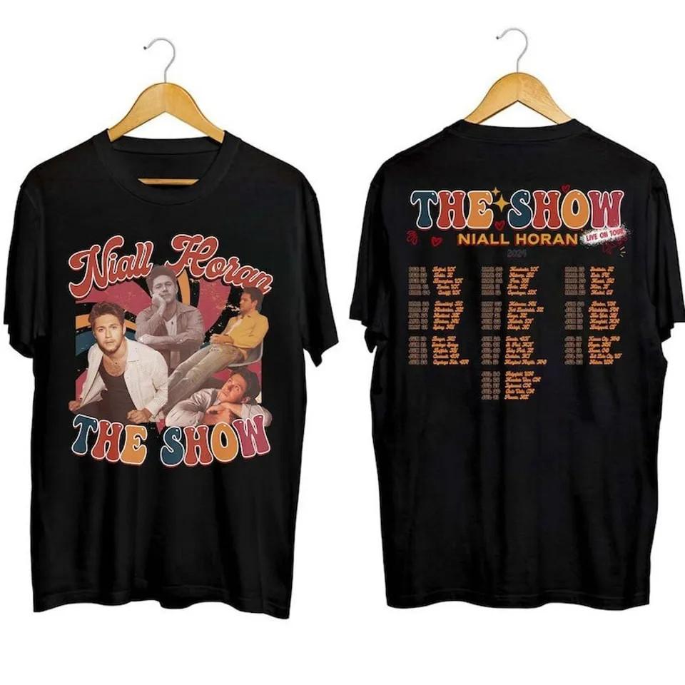 Niall Horan The Show Live On Tour 2024 Cotton Unisex T-Shirt S-5XL XXXXL