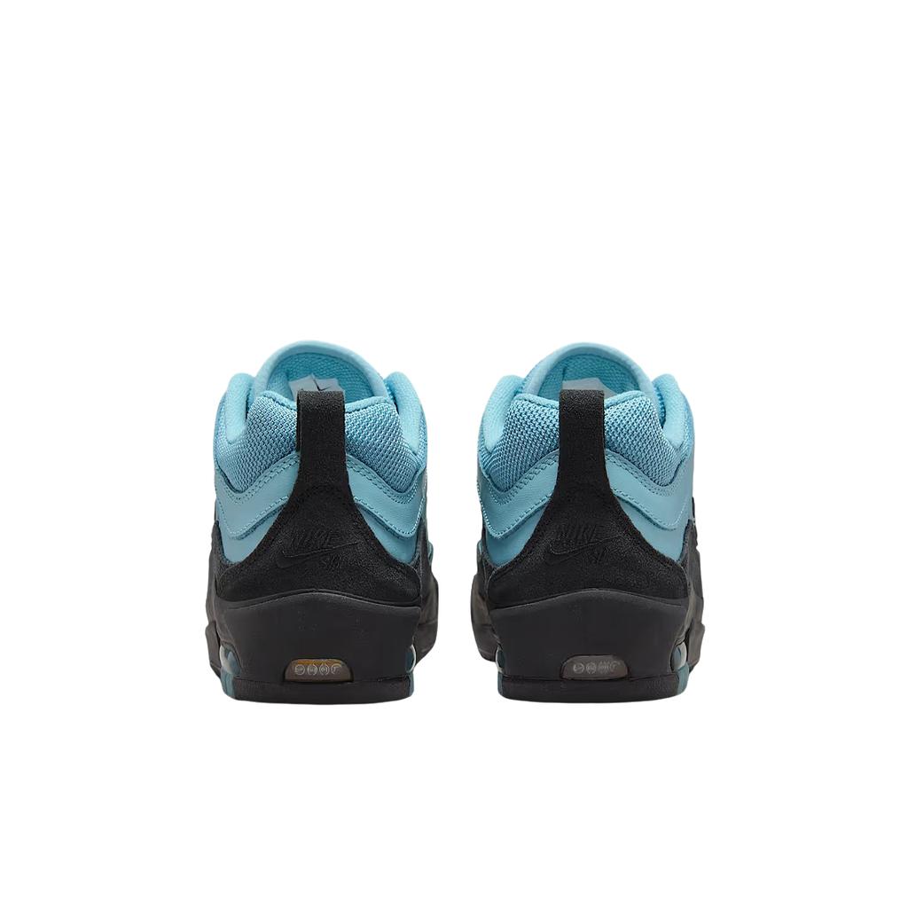 Nike Tênis Unissex Air Max Ishod Wair SB Denim Turquesa Teal Preto HF7812-400