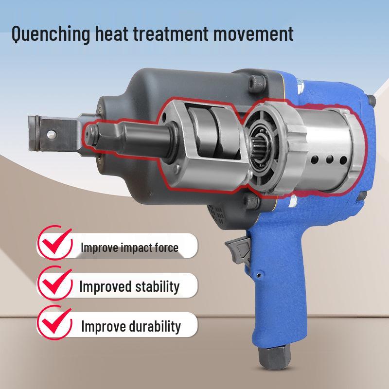 Gaobao 1-Inch Industrial-Grade High Torque Pneumatic Air Wrench for Auto and Tire Repair