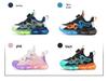 Boys' Autumn Waterproof Leather Sports Shoes with Soft Sole & Rotating Buckle