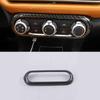 For Nissan Kicks 2018-2024 ABS Carbon Fiber Center Console AC Switch Panel Trim