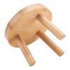 ABWR-6X Wooden Plant Stand Flower Pot Base Holder Stool High Stool Balcony Succulent Round Flower Shelf For Indoor Outdoor