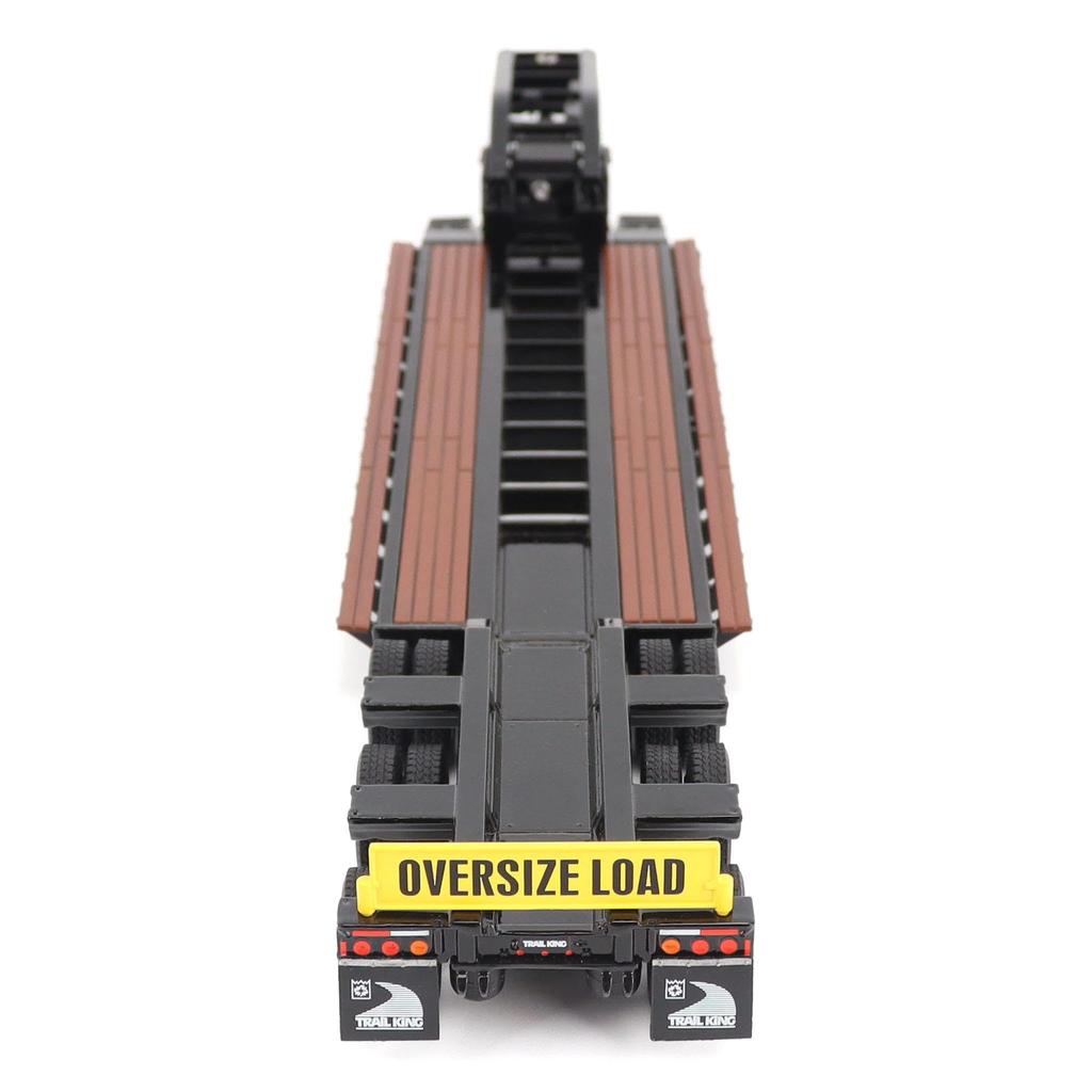 Diecast Master Skala Trail King TK120 med Avtagbar Svart Komplett Diecast Modell 71137 1/50 Stödben, Bil,