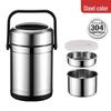 RuHan 304 Stainless Steel Thermal Lunch Box