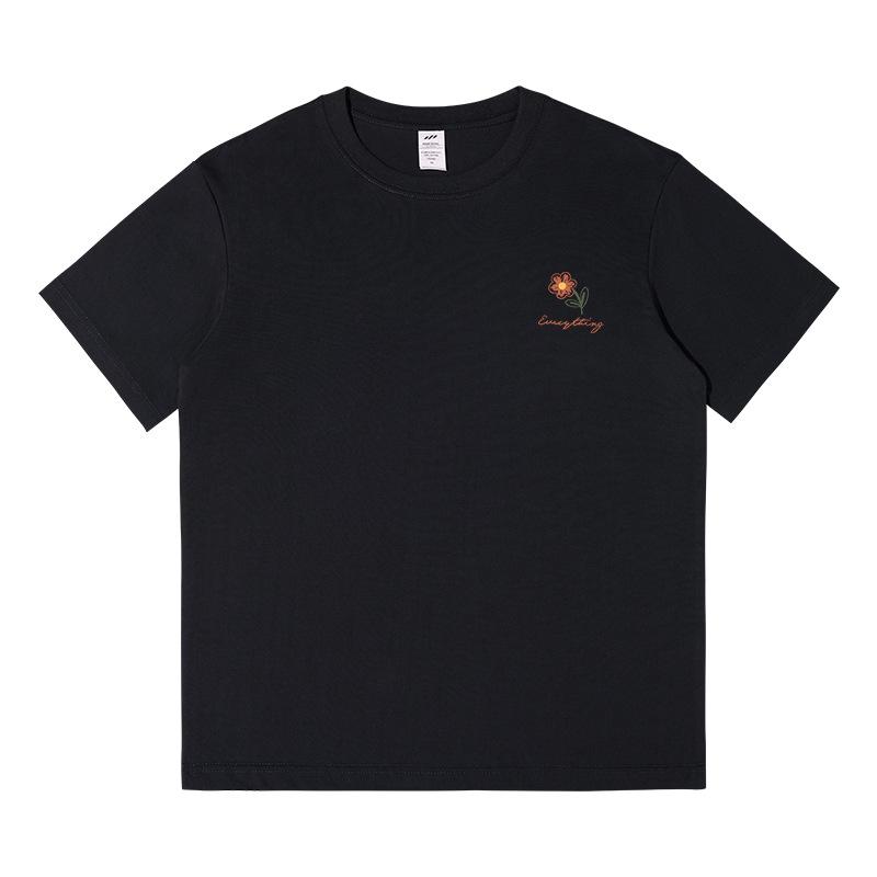 Short-sleeved Men's Summer Students Korean Version of The Casual Loose Round Neck Yankee Printing Wild Harajuku Wind Tops Trend Women