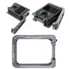 Aluminum Alloy Protective Case For DJI OSMO 360 Panoramic Camera Secure Frame Rabbit Cage With Cold Shoe Mount and 1/4" Threads
