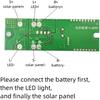 3.2/3.7V Solar Lamp Circuit Board, 3.7V Lithium & 3.2V LFP Solar Controller Board, Human Sensor Induction & Light Control Sensor