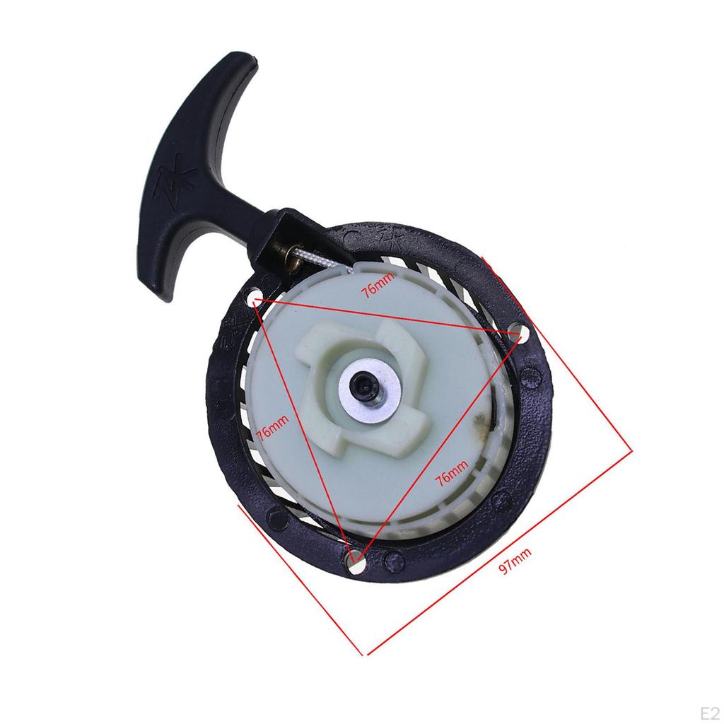Pull Start Flywheel Screws Cord Kits Starter Parts for Mini Two Stroke 49cc Dirt Bike Toy