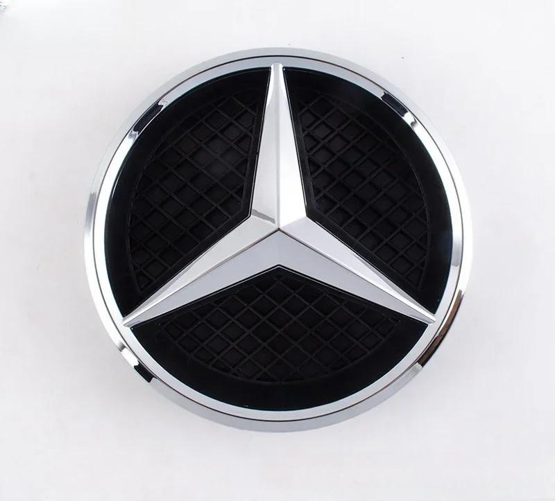 

For Mercedes Benz Black border and silver border decoration Car Front Grilled Star Emblem Logo for Mercedes Benz W213 E-Class 20 W213