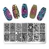 PICT YOU 12*6cm Nail Art Vorlagen Stempelplatte Design Blume Tier Glas Temperatur Spitze Stempelvorlagen Platten Bild