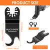 3/4 Pcs Oscillating Multi Tools Hook Knife Blade Multi-functional Saw Blades Oscillating Saw Blade for Soft Materials PVC Carpet