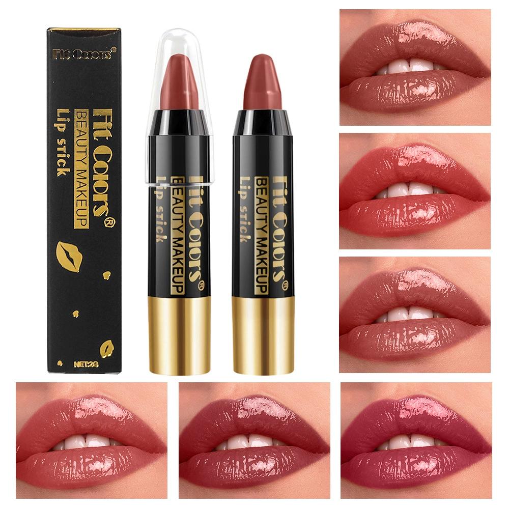 Feuchtigkeitsspendender Lippenstift mit Kreide, samtig, feuchtigkeitsspendender Lipgloss mit Spiegel, hinterlässt keinen Fleck, wasserfester Lippenstift sorgt für ein schönes, glänzendes Lippen-Make-up