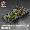 Gebäude MOC Neuer WW2 Sowjetischer Panzer gepanzertes Fahrzeug Baustein Set Militär Montage Modell Armee Krieg Soldat Spielzeug Geschenke für Kinder Kinder