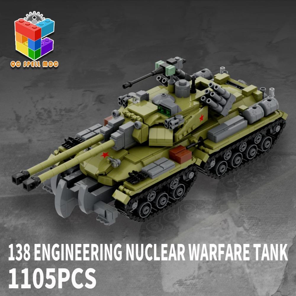 Gebäude MOC Neuer WW2 Sowjetischer Panzer gepanzertes Fahrzeug Baustein Set Militär Montage Modell Armee Krieg Soldat Spielzeug Geschenke für Kinder Kinder