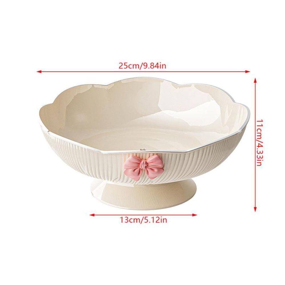 Multifunctional Candy Fruit Plate Plastic Snack Placement Platter Fruit Bowl  Snack Placement