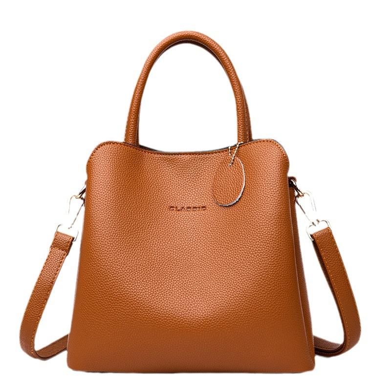 2024 Women's Fashionable Handbag: Large Capacity Tote & Versatile Crossbody