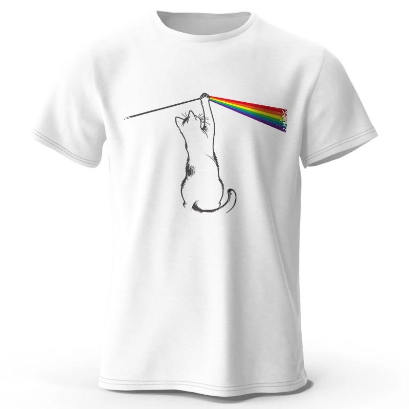 

Unisex Creative Style 100% Cotton for Men s T-Shirt Soft Fabric Round Neck Short Sleeve Casual Breathable Loose Vintage Tees XL