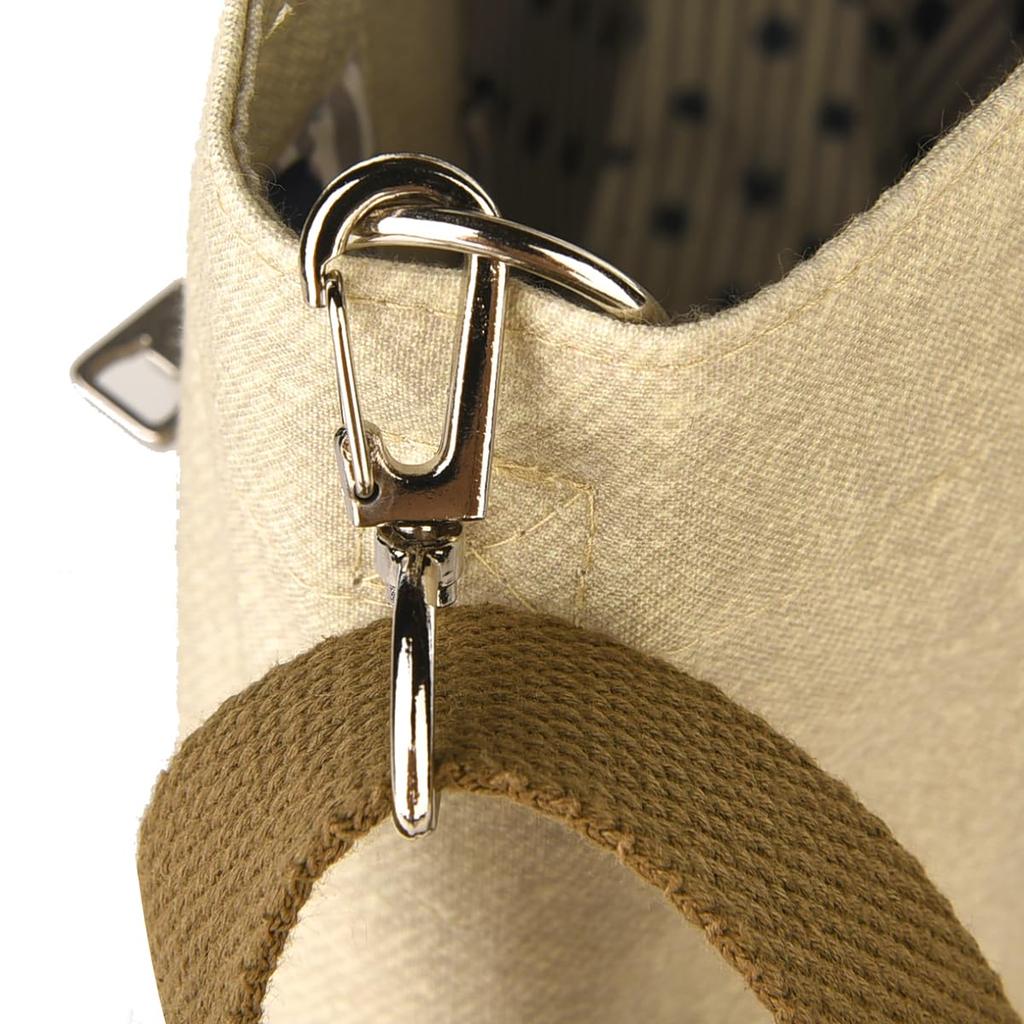 Kusguru Japan 2-Way Shoulder Tote Bag, Animal Mode, Women's, 258044, Beige